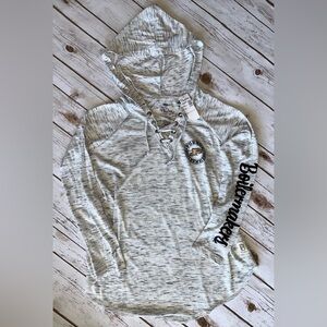 Purdue Boilermakers Lace Up V Neck Shirt